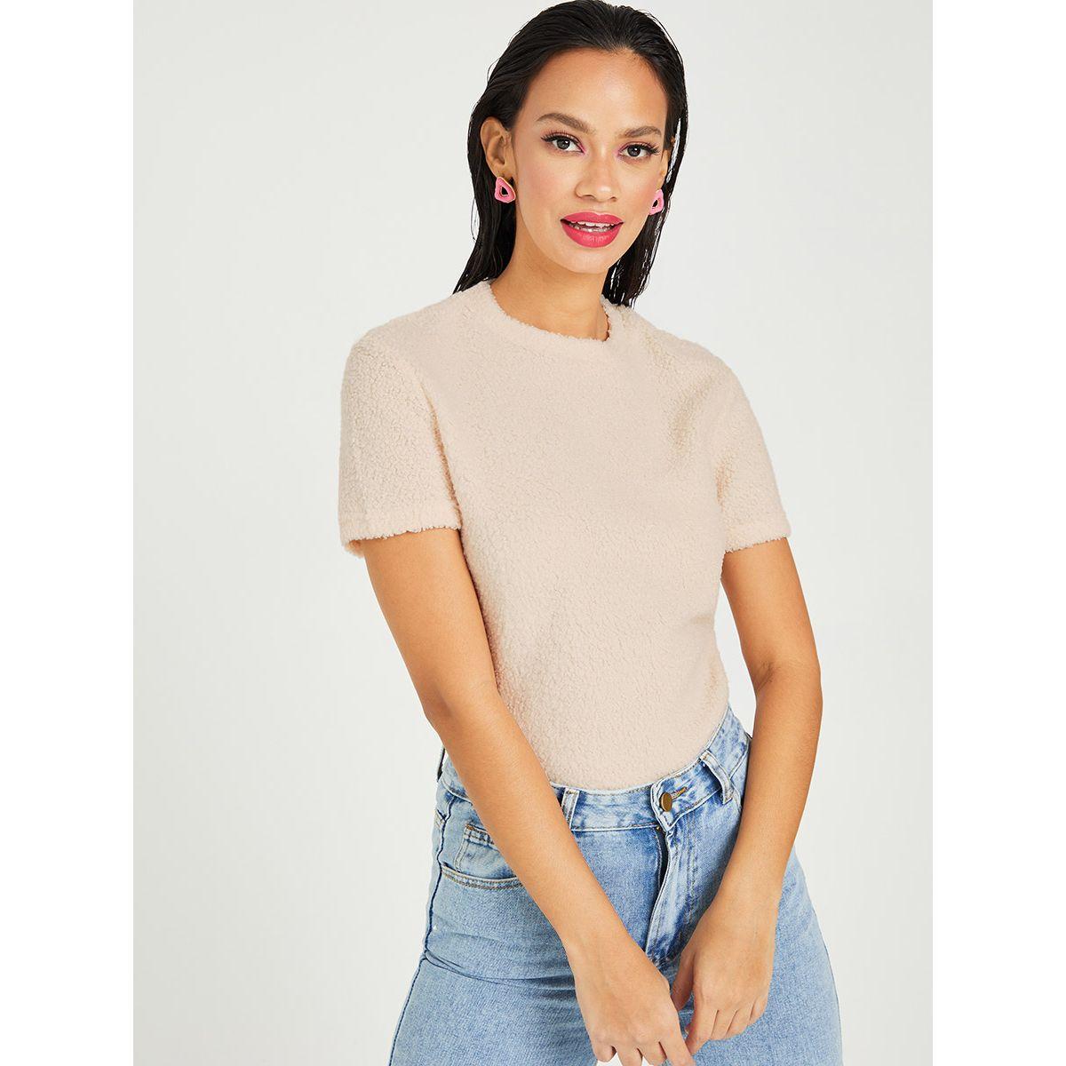 تيشيرت بياقة دائرية واكمام قصيرة من ريد تايب-women-clothing-tshirts-image-1