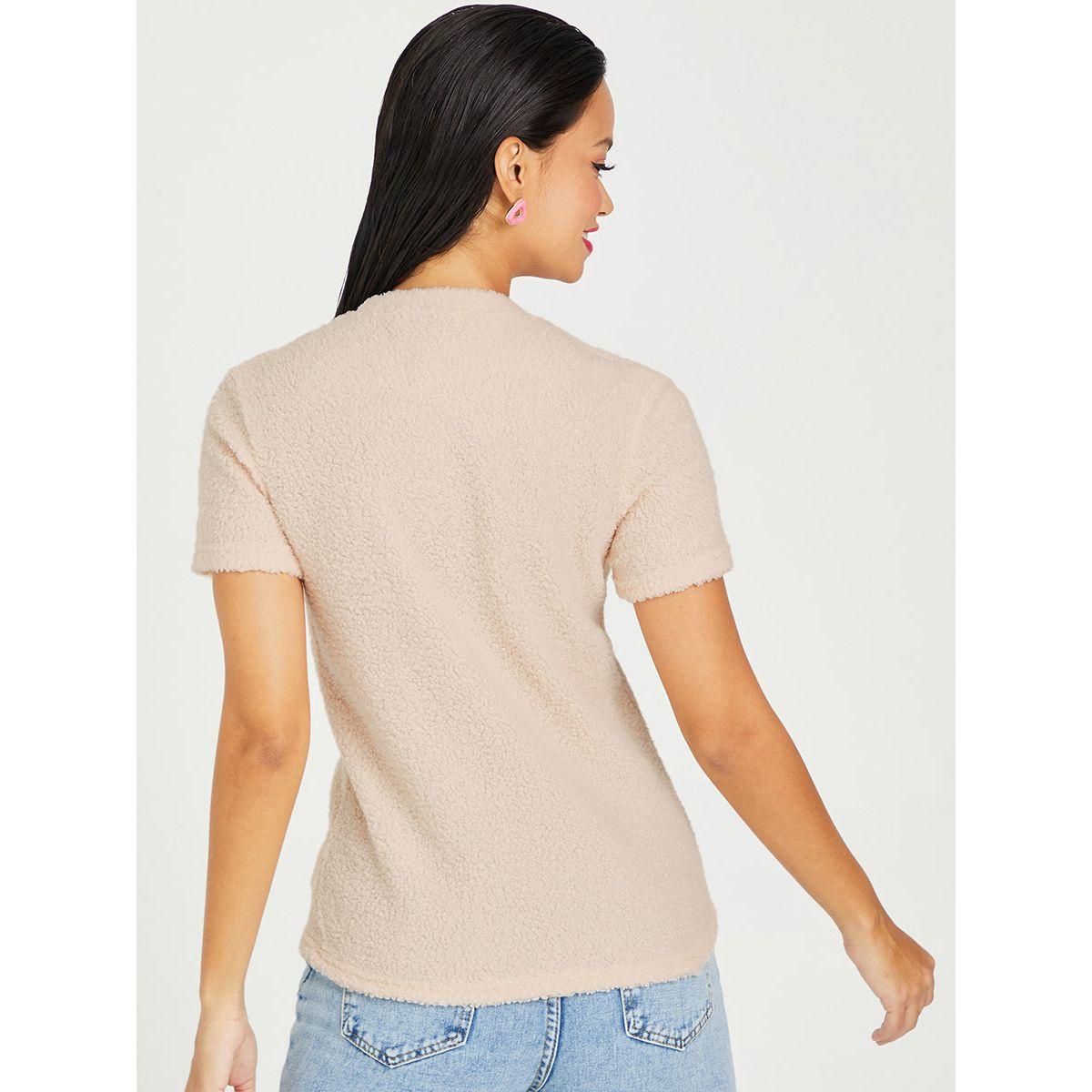 تيشيرت بياقة دائرية واكمام قصيرة من ريد تايب-women-clothing-tshirts-image-4