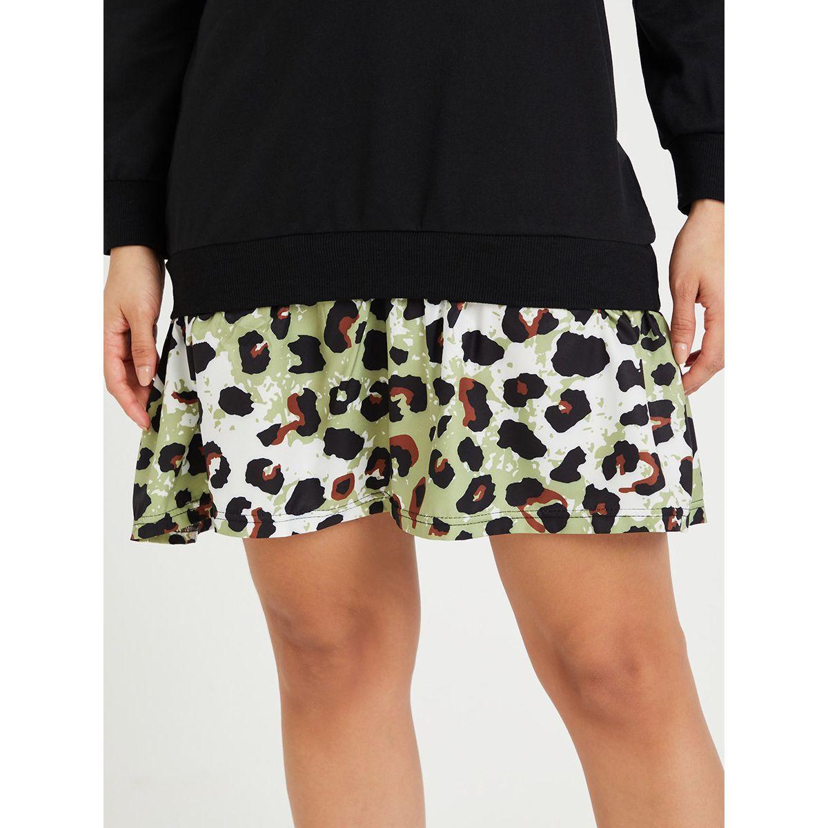Styli Long Sleeves Animal Print Hem Mini Dress-women-clothing-dresses-image-3