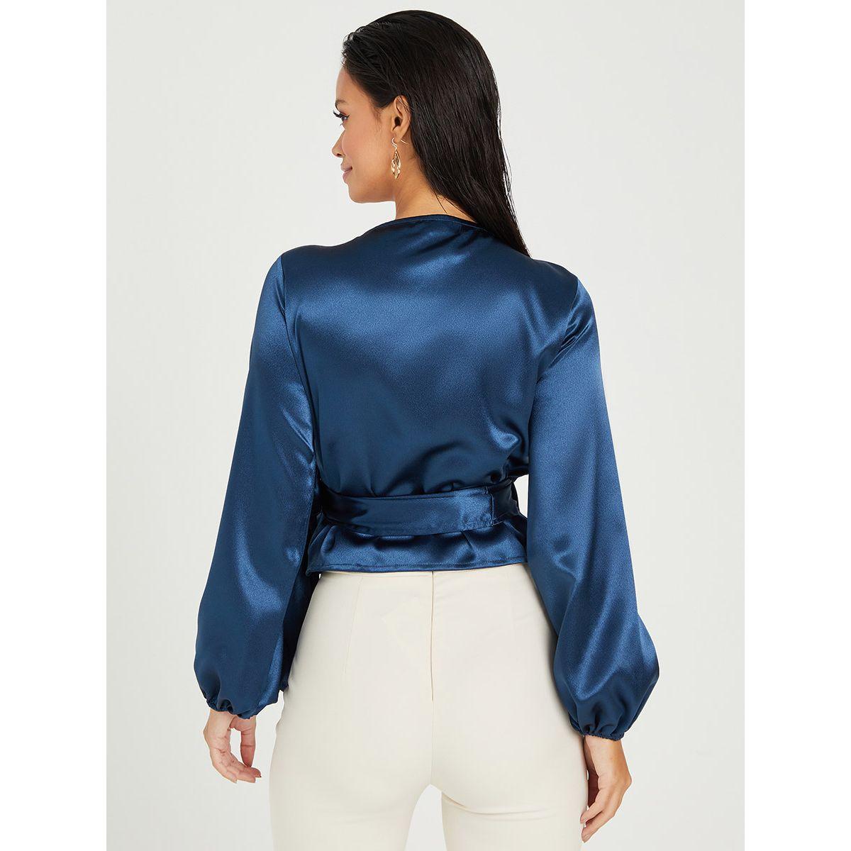 بلوزة بنمط لف واكمام طويلة-women-clothing-shirtsandblouses-blouses-image-7