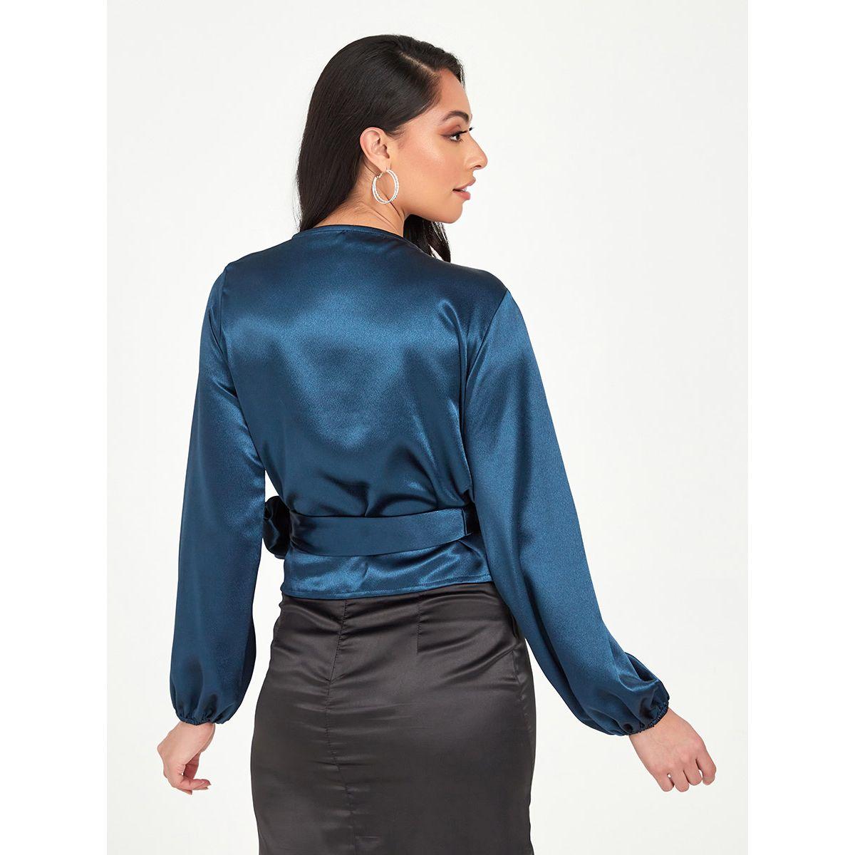 بلوزة بنمط لف واكمام طويلة-women-clothing-shirtsandblouses-blouses-image-8