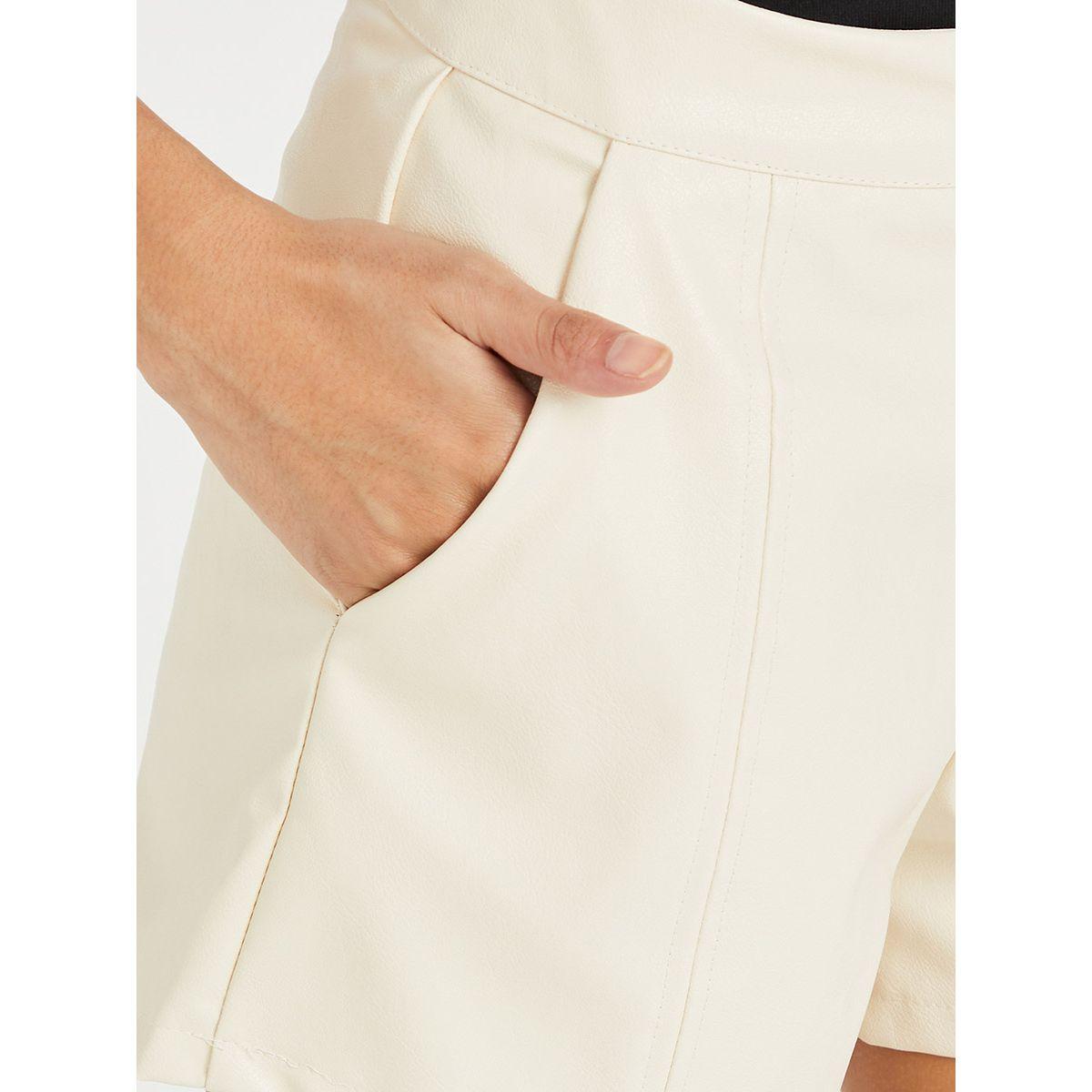 Styli Faux Leather Tailored Shorts-women-clothing-bottoms-shorts-image-3