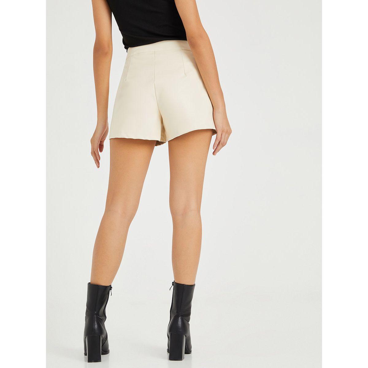 Styli Faux Leather Tailored Shorts-women-clothing-bottoms-shorts-image-4