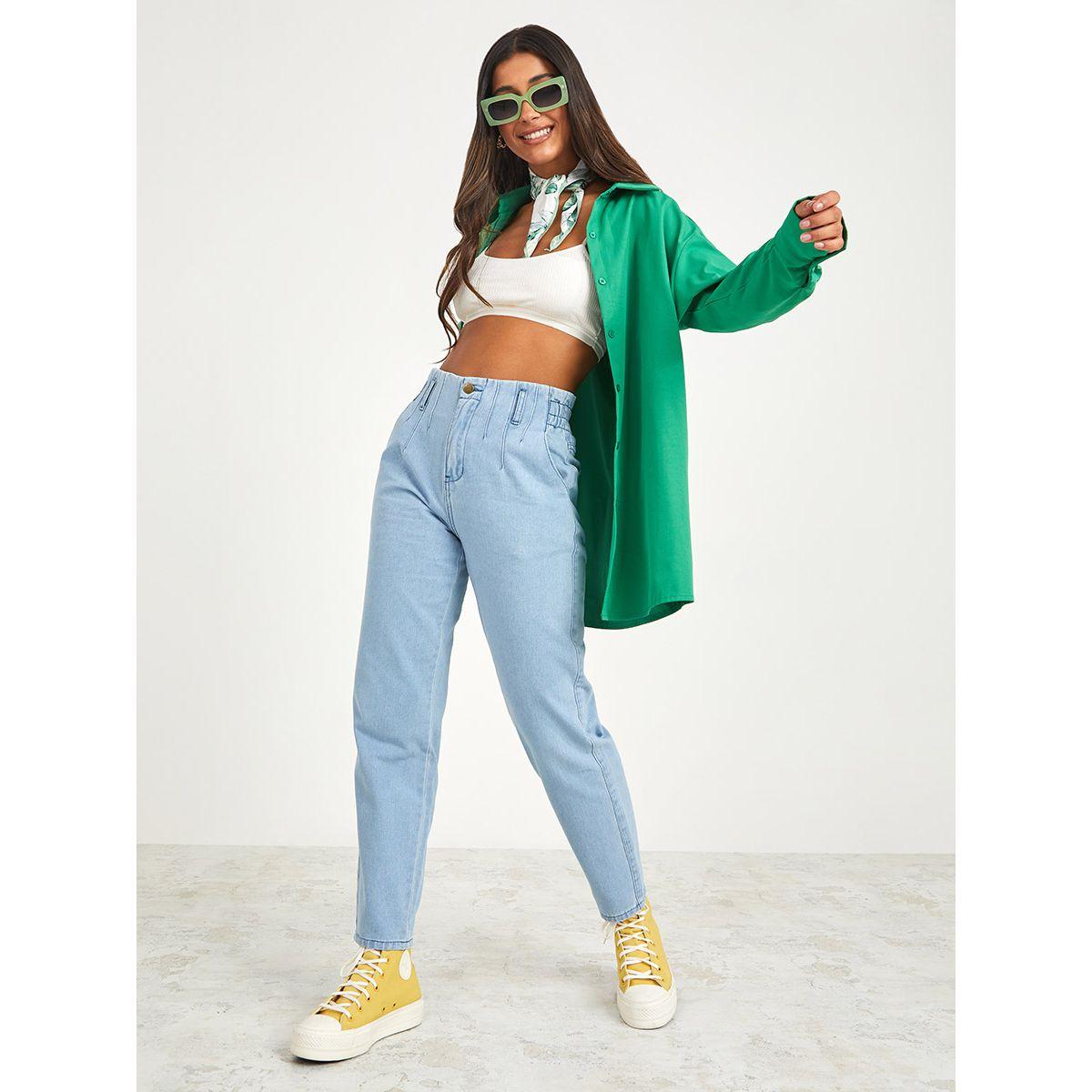 Styli High Rise Straight Leg Jeans-women-clothing-bottoms-jeans-image-1