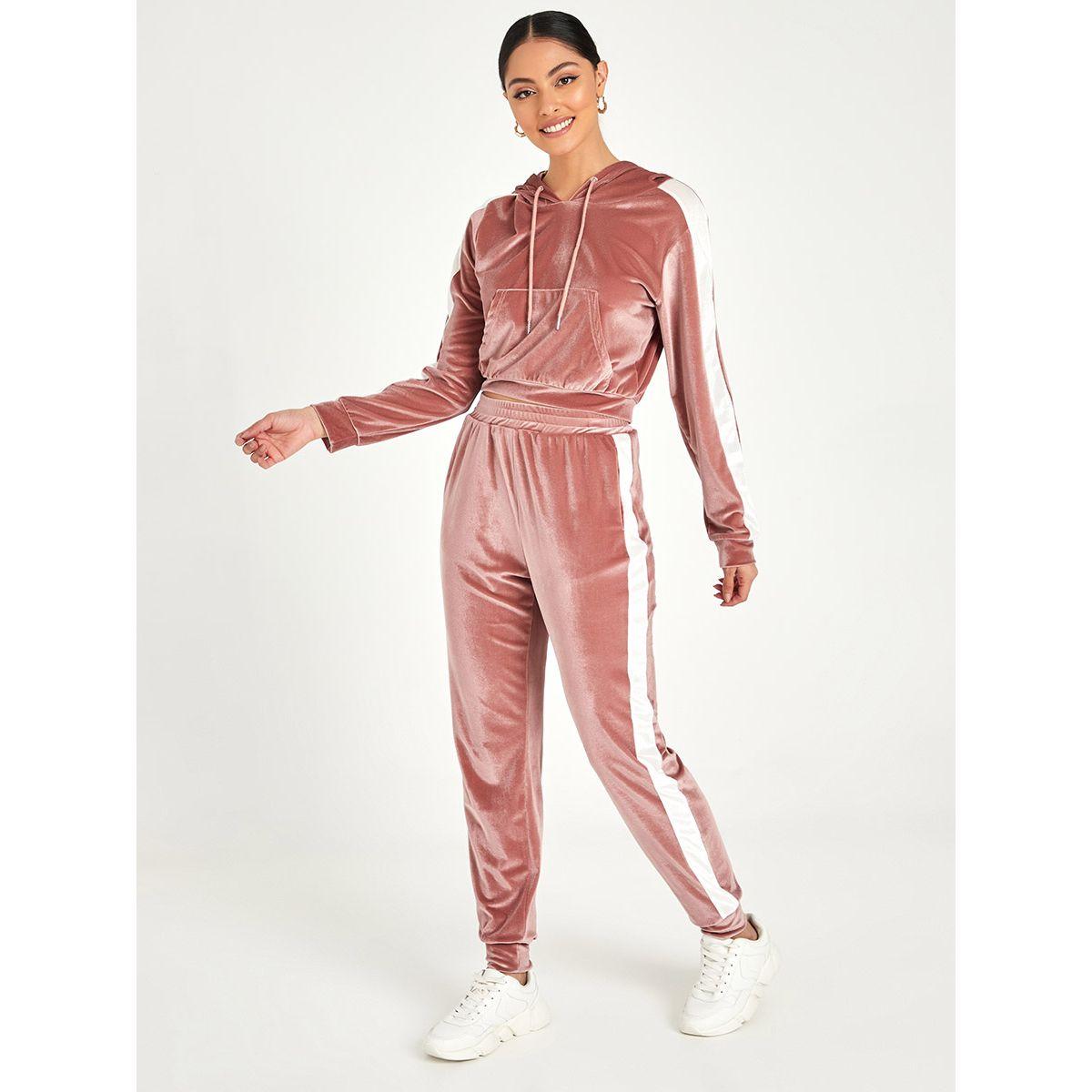 طقم منسق من ( بنطال جوغر + هودي ) من ريد تايب-women-clothing-coordsets-image-1