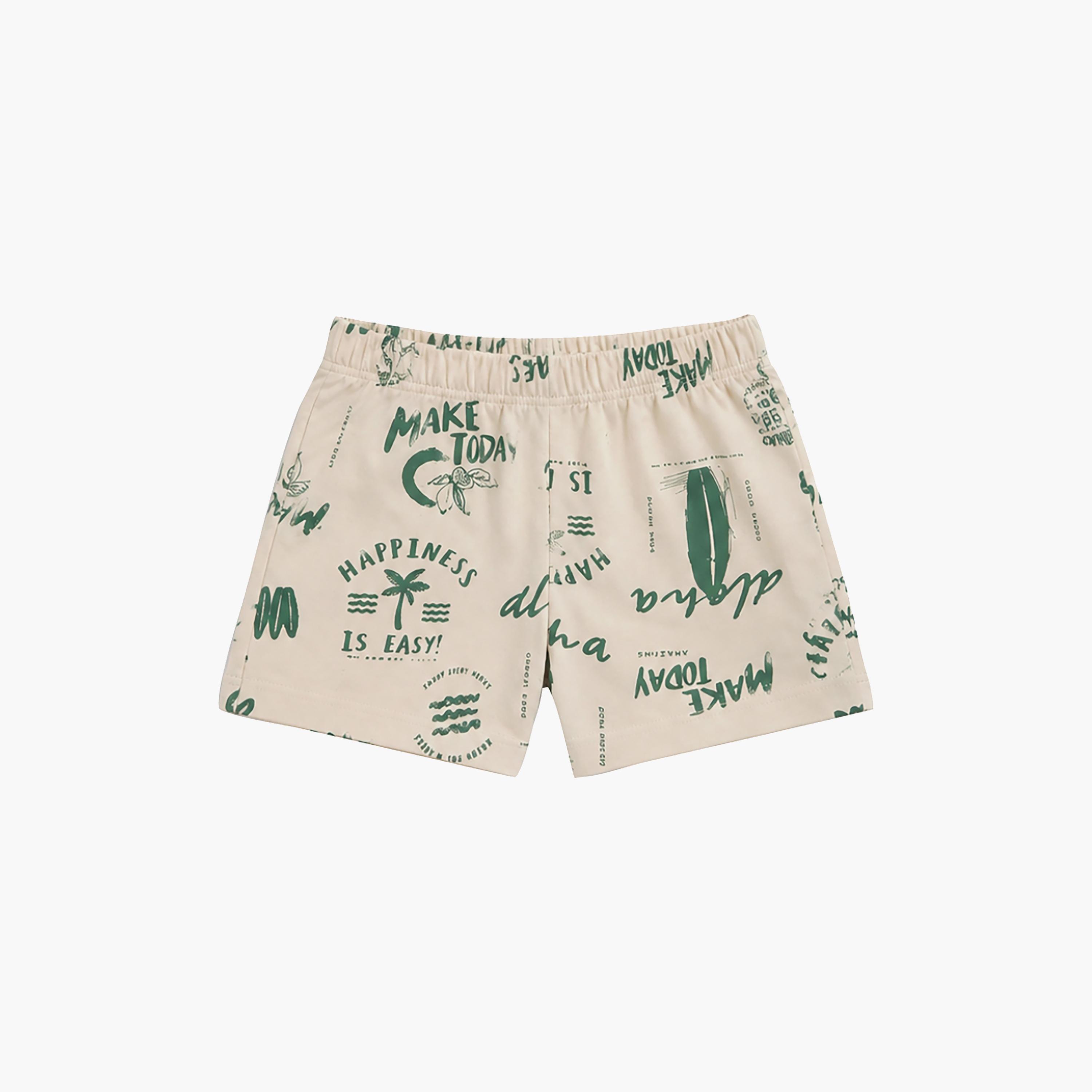 Babyqlo Printed Short Sleeves T-Shirt & Shorts Co-ord Set-boys-clothing-setsandcoords-image-8