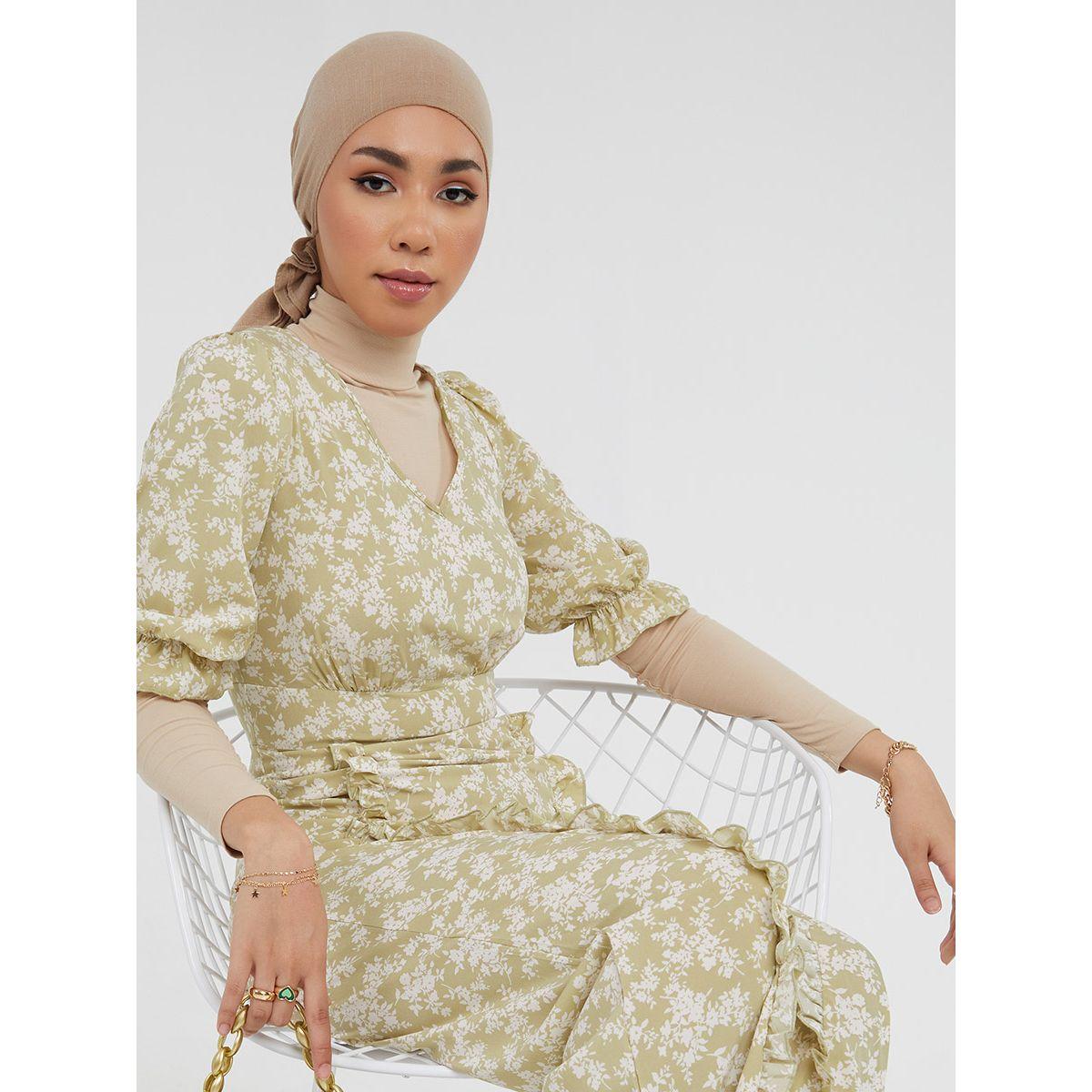 جمبسوت بقصة واسعة وكشكش من ريد تايب-women-clothing-jumpsuits-image-2