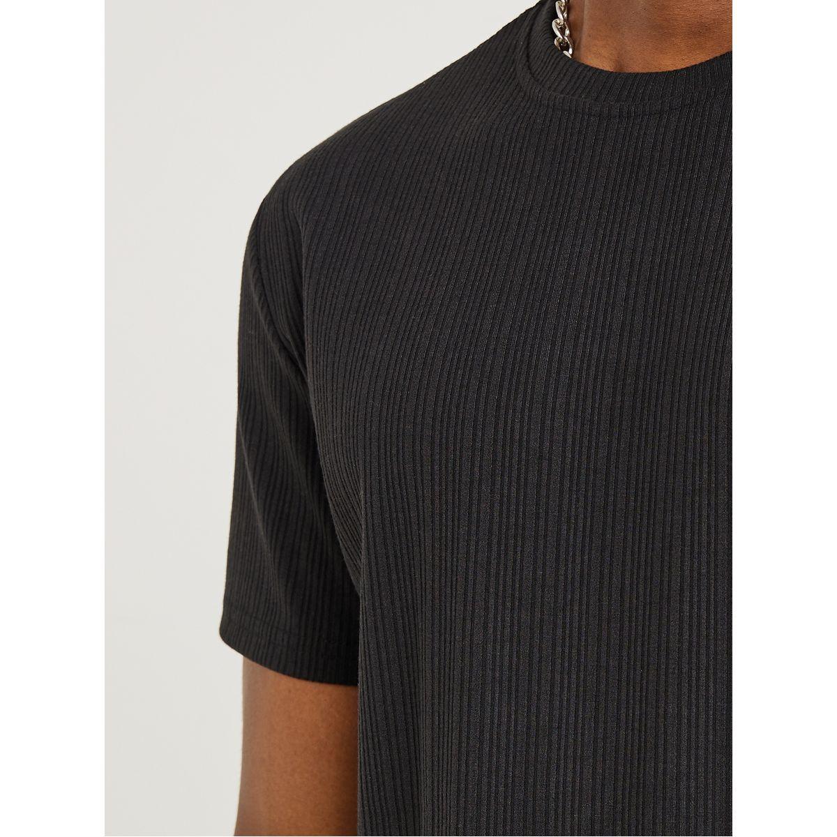 تيشيرت محبوك بقصة واسعة-men-clothing-tshirtsandpolos-tshirts-image-3