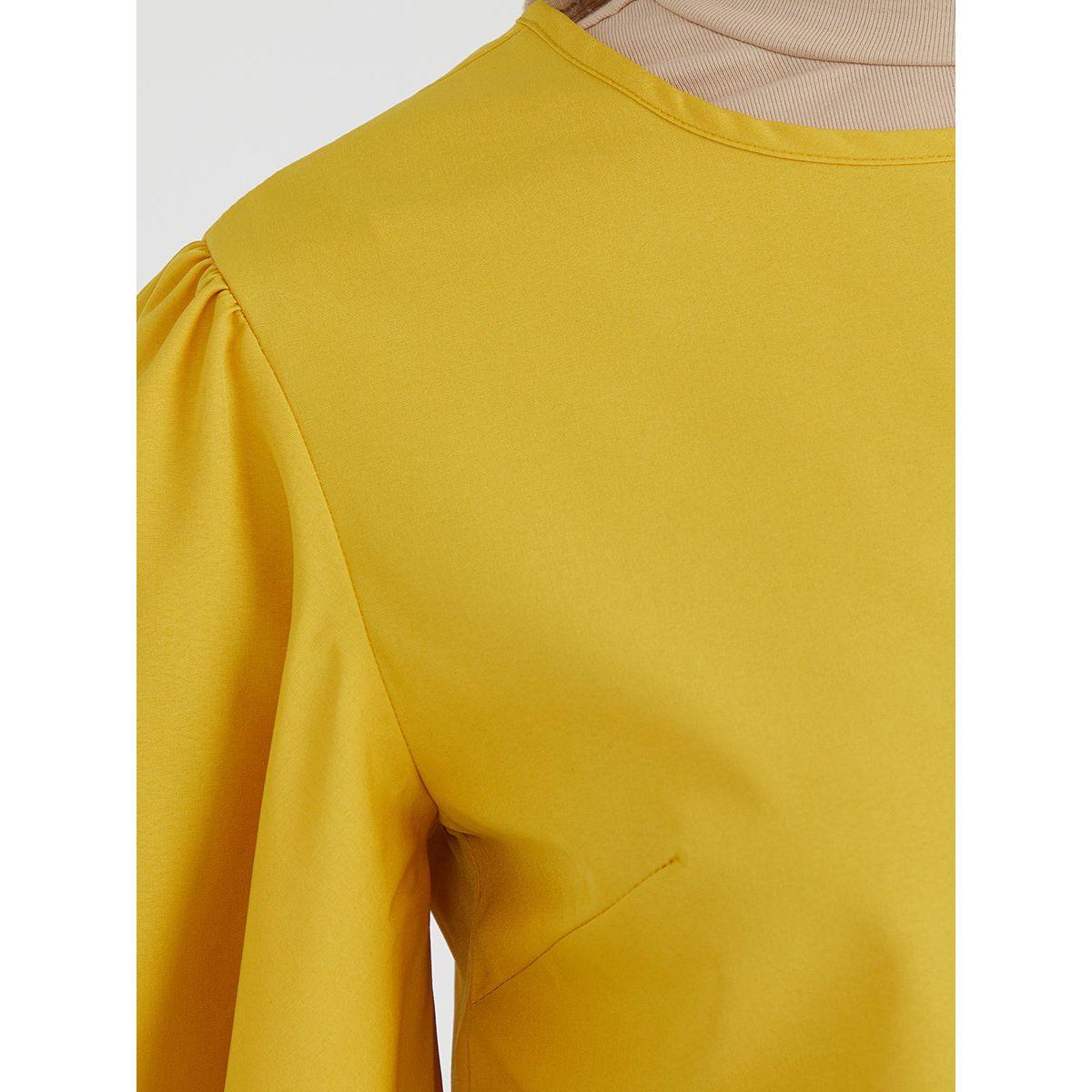 بلوزة بياقة دائرية واكمام قصيرة من ريد تايب-women-clothing-shirtsandblouses-blouses-image-3