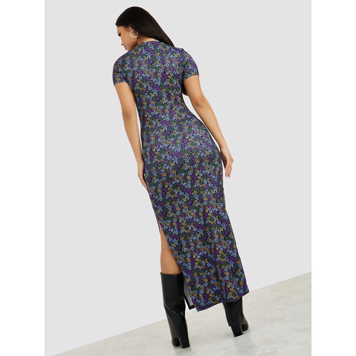 فستان طويل باكمام قصيرة من ريد تايب-women-clothing-dresses-image-4