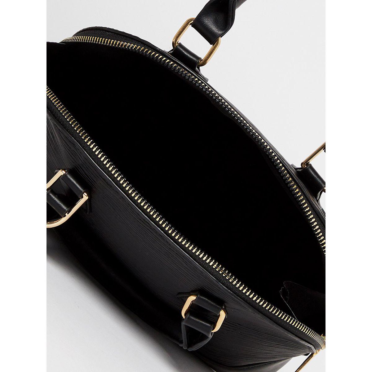 Styli Textured Handbag with Detachable Strap-women-bagsandwallets-handbags-image-4