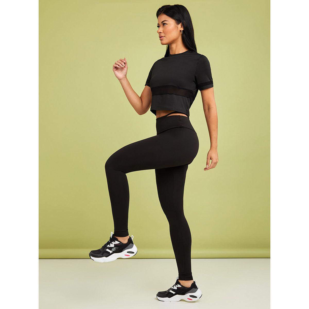 Styli Cut Out Waist Detail Active Leggings-women-clothing-sportswearandactivewear-bottoms-image-2