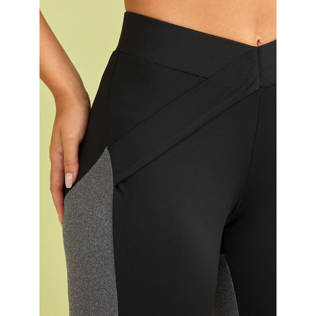 Styli Melange Detail Active Leggings-women-clothing-sportswearandactivewear-bottoms-image-3