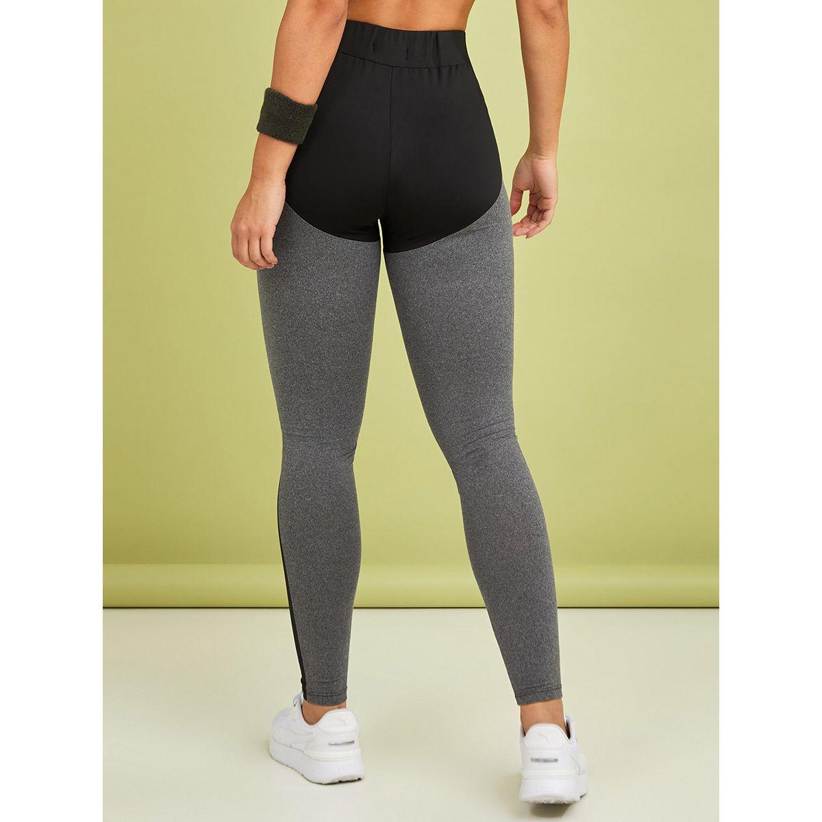 Styli Melange Detail Active Leggings-women-clothing-sportswearandactivewear-bottoms-image-4