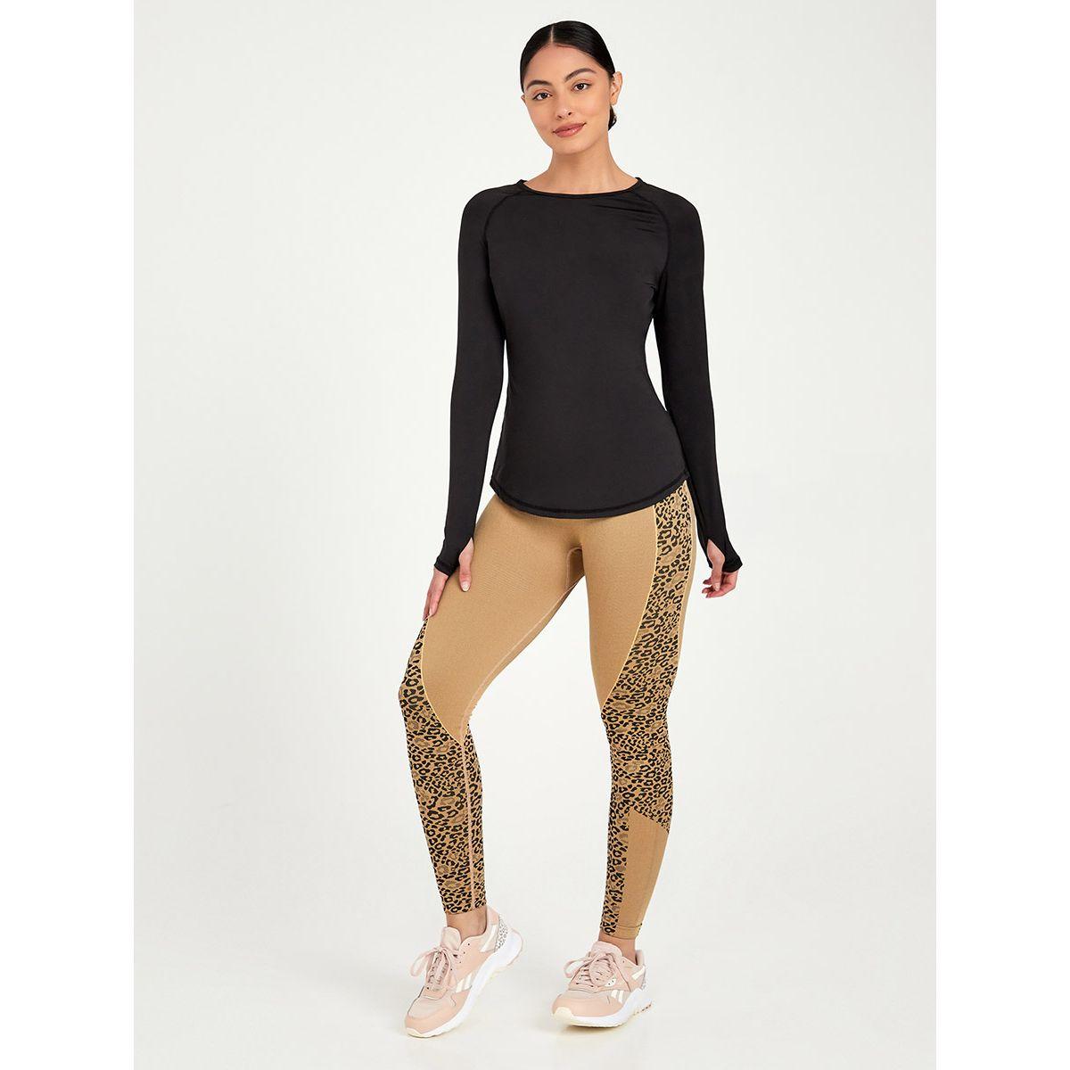 Styli Multi Strap Back Long Sleeves Active Top with Thumbhole-women-clothing-sportswearandactivewear-tshirtsandvests-image-2