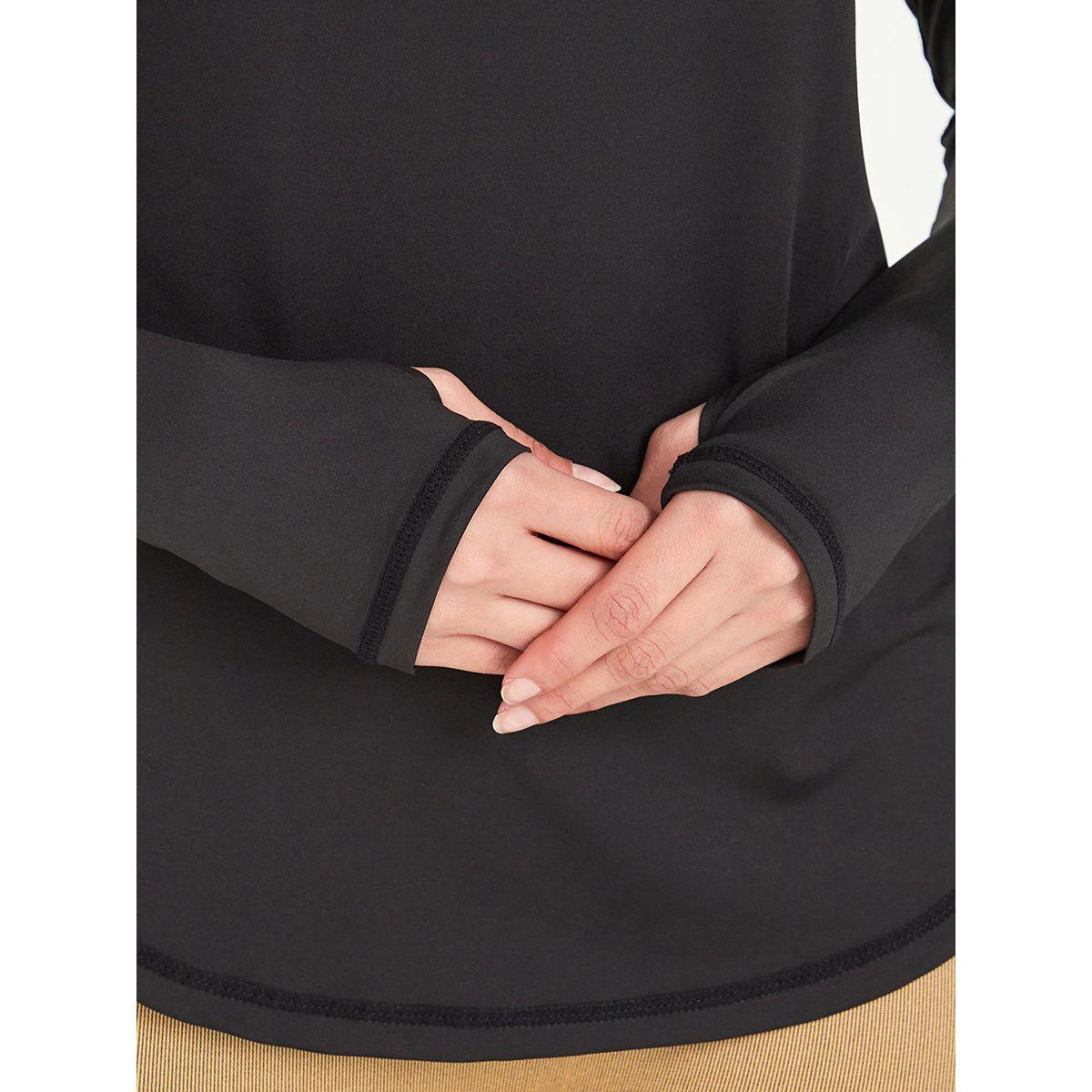 Styli Multi Strap Back Long Sleeves Active Top with Thumbhole-women-clothing-sportswearandactivewear-tshirtsandvests-image-4