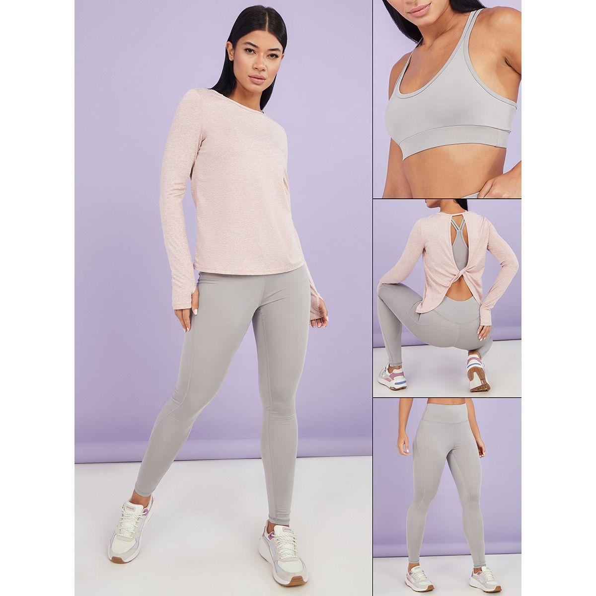 طقم من 3 ( بلوزة + صدرية + ليقنز ) من ستايلي-sports-women-clothing-trackpantsandtracksuits-image-1