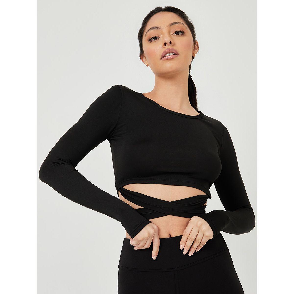 مجموعة من 3 ( ليقنز + بلوزة + صدرية رياضية ) من ستايلي-sports-women-clothing-trackpantsandtracksuits-image-2