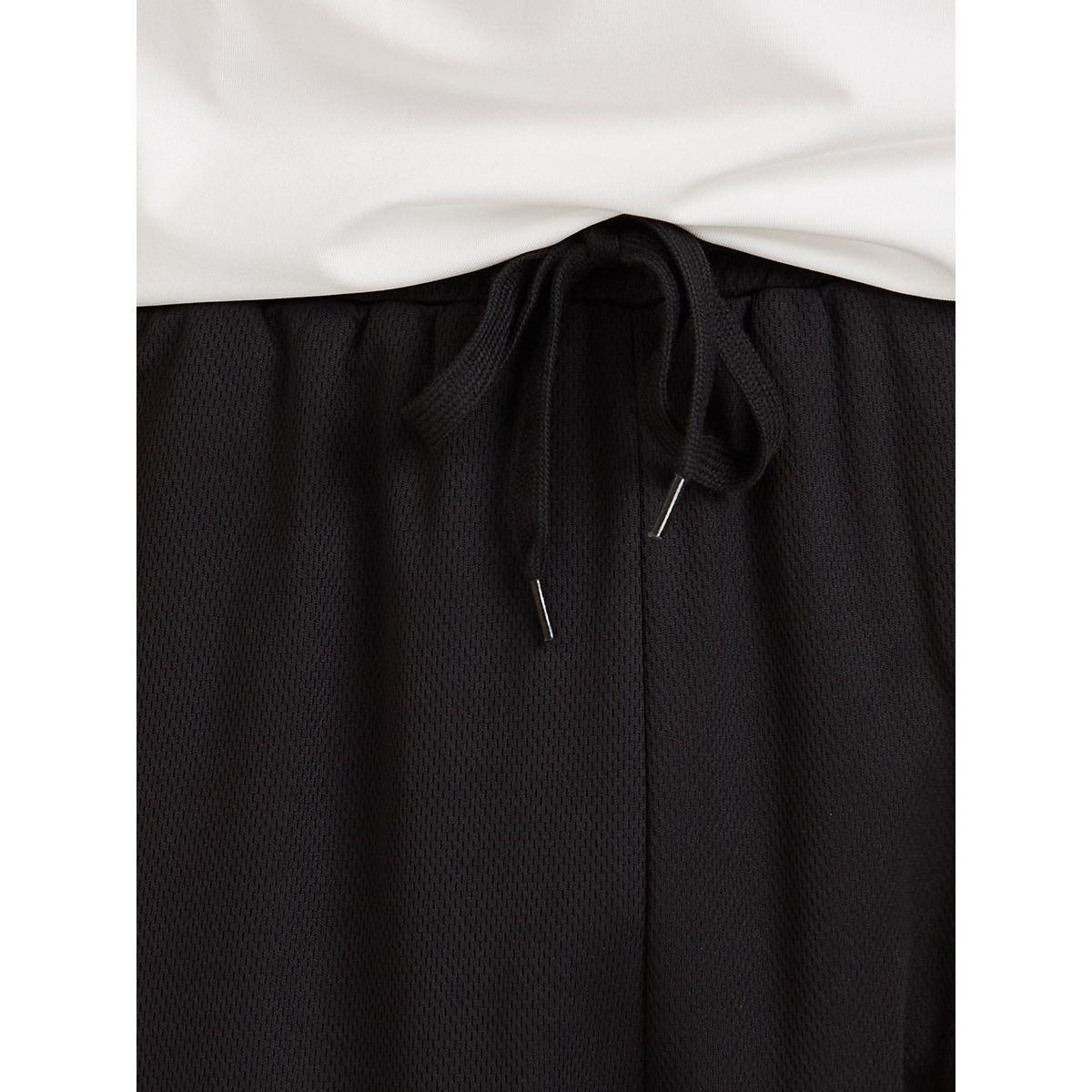 Styli Solid Active Shorts with Drawstring Waist-men-clothing-sportswearandactivewear-bottoms-image-3