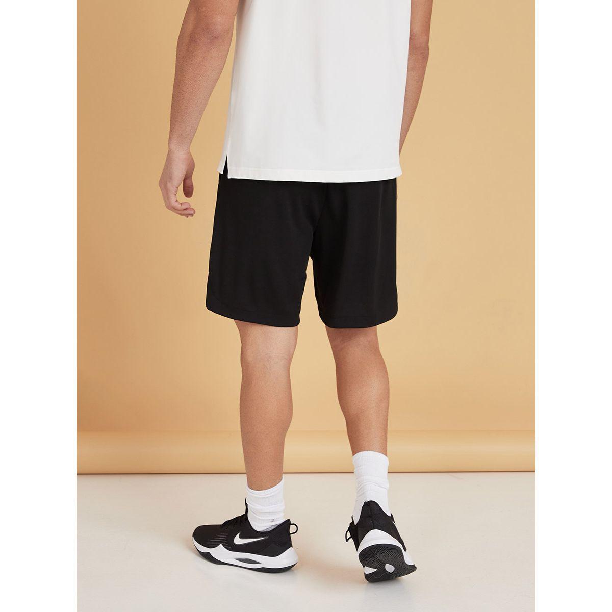 Styli Solid Active Shorts with Drawstring Waist-men-clothing-sportswearandactivewear-bottoms-image-4