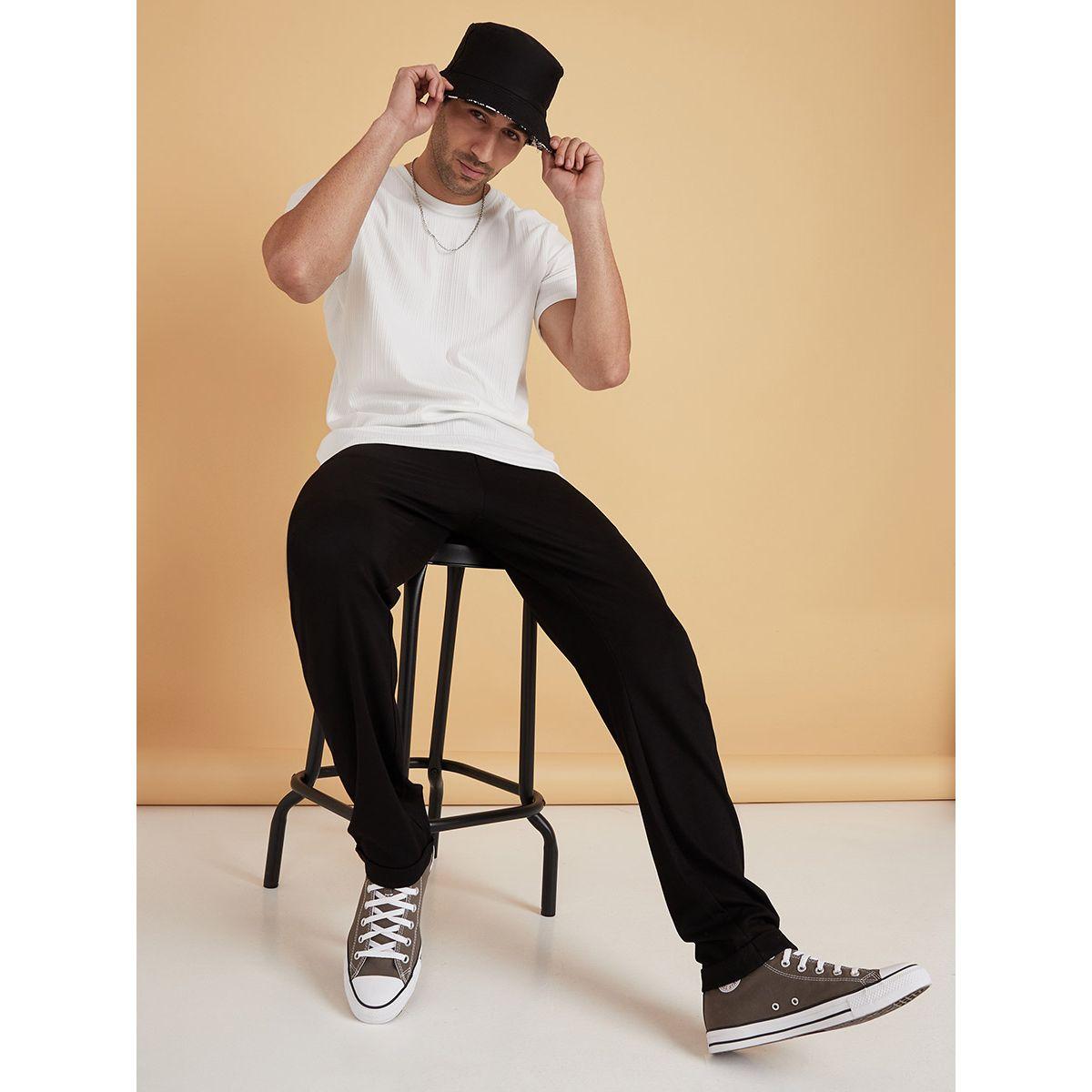 بنطال محبوك باساور من ريد تايب-men-clothing-bottoms-trousersandchinos-trousers-image-2