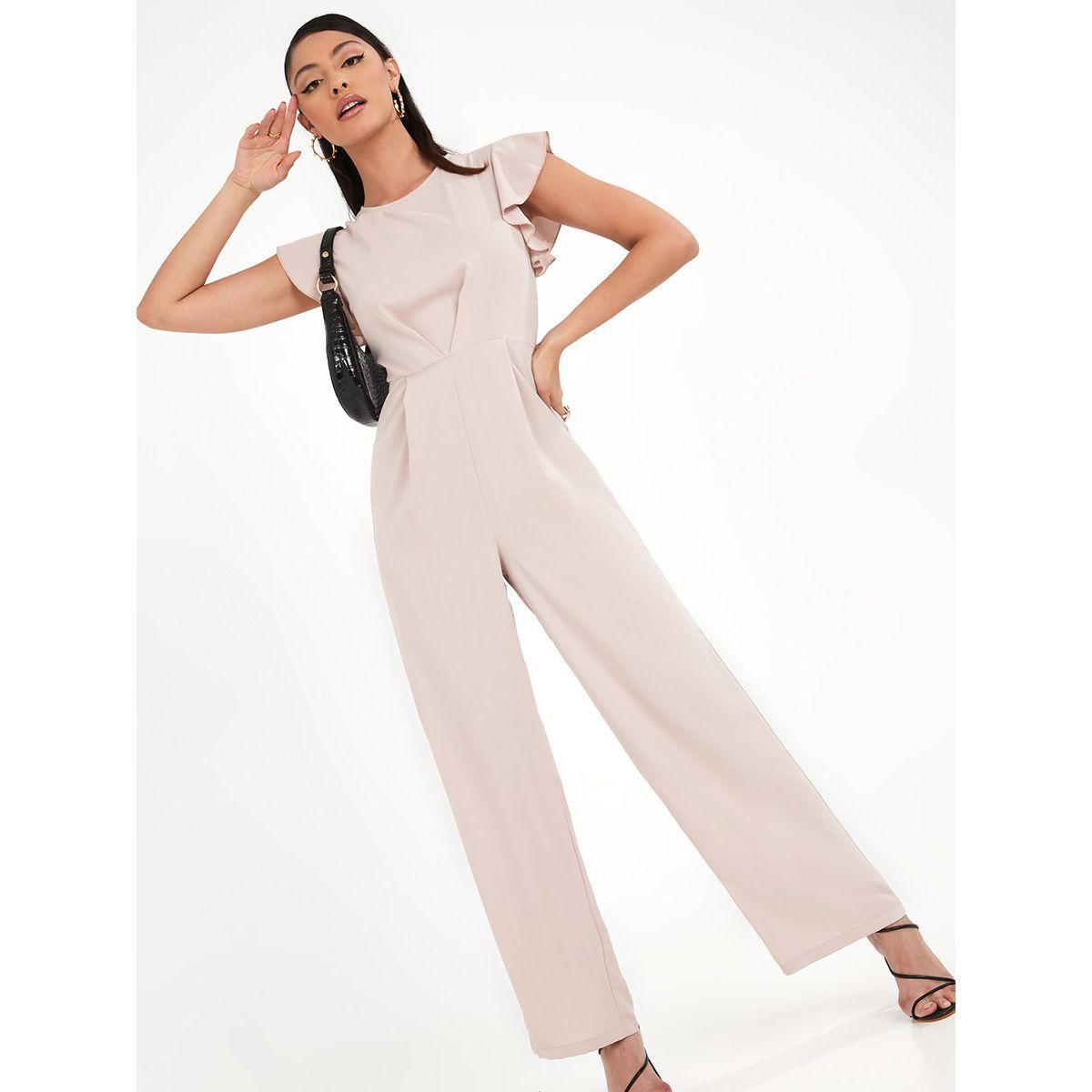 جمبسوت بقصة واسعة وكشكش من ريد تايب-women-clothing-jumpsuits-image-1