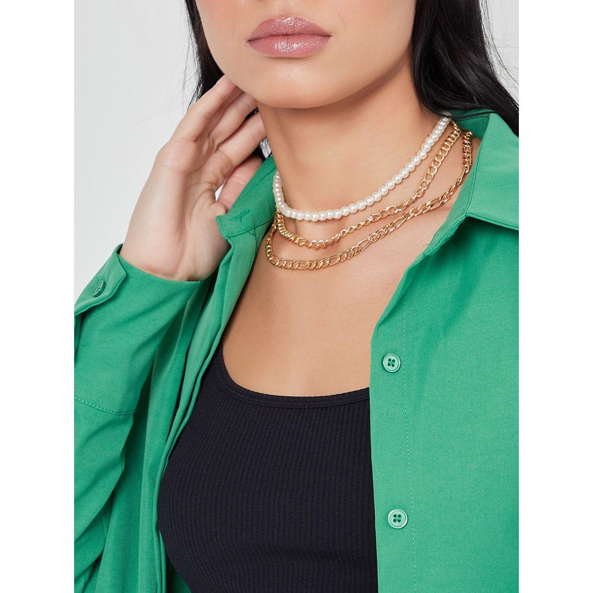Styli Set of 3 - Chain Detailed Necklace-women-watchesandjewellery-jewellery-necklacesandpendants-image-1