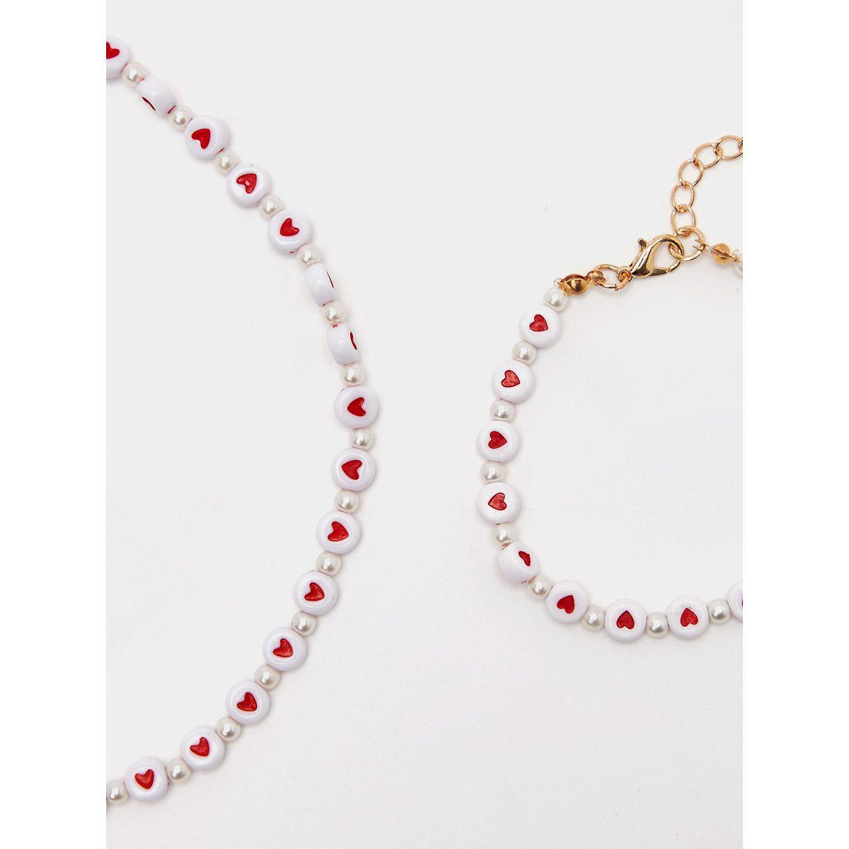 مجموعة من 2 ( عقد + سوار يد ) من ستايلي-women-watchesandjewellery-jewellery-jewellerysets-image-3