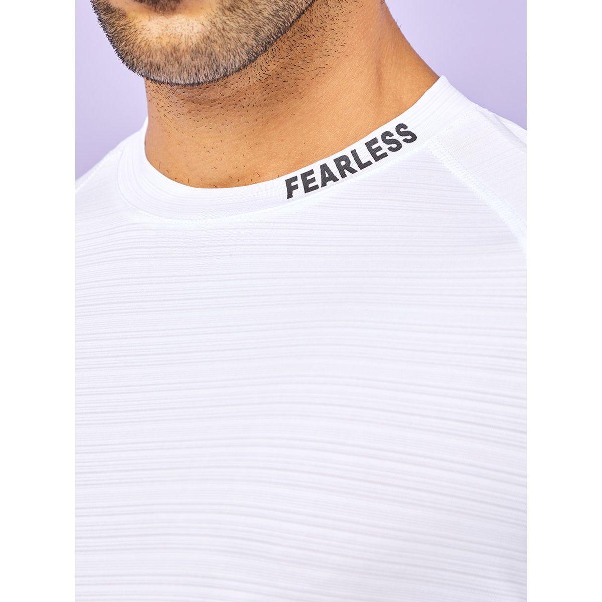 Styli Active Fearless Print Round Neck Textured Active Top-sports-men-clothing-tshirtsandpolos-image-4