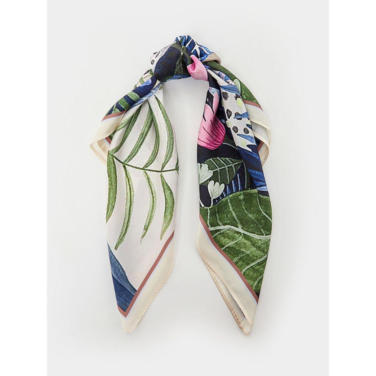 Styli Tropical Print Scarf-women-winterwear-scarves-image-1