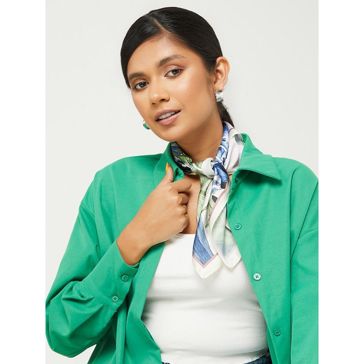 Styli Tropical Print Scarf-women-winterwear-scarves-image-2