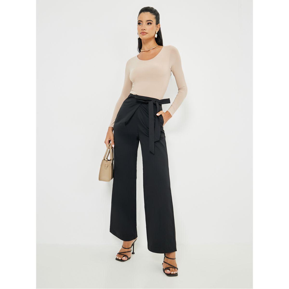 Styli High Rise Tie Up Wide Leg Pant-women-clothing-bottoms-trousers-image-1