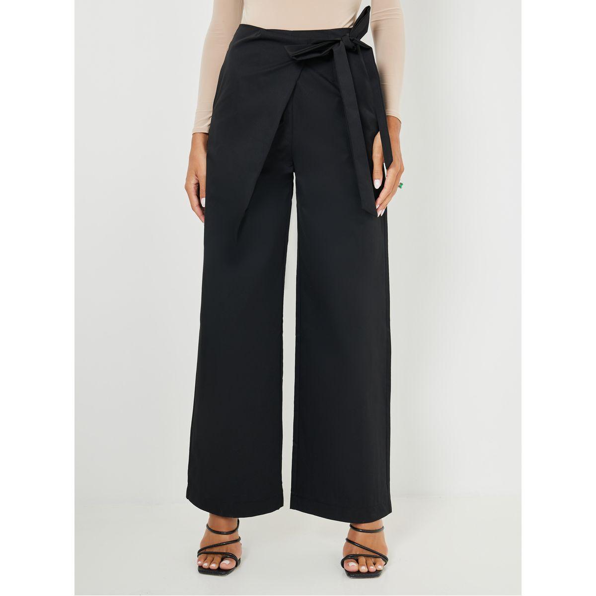 بنطال واسع الأرجل مع خصر عالي-women-clothing-bottoms-trousers-image-2