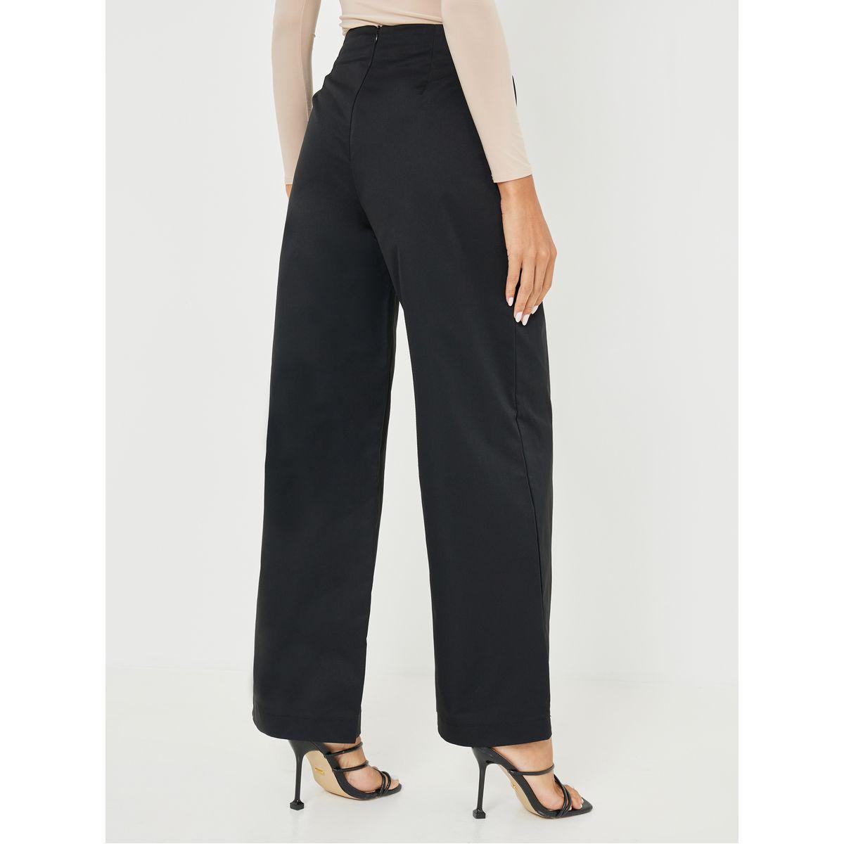 Styli High Rise Tie Up Wide Leg Pant-women-clothing-bottoms-trousers-image-4