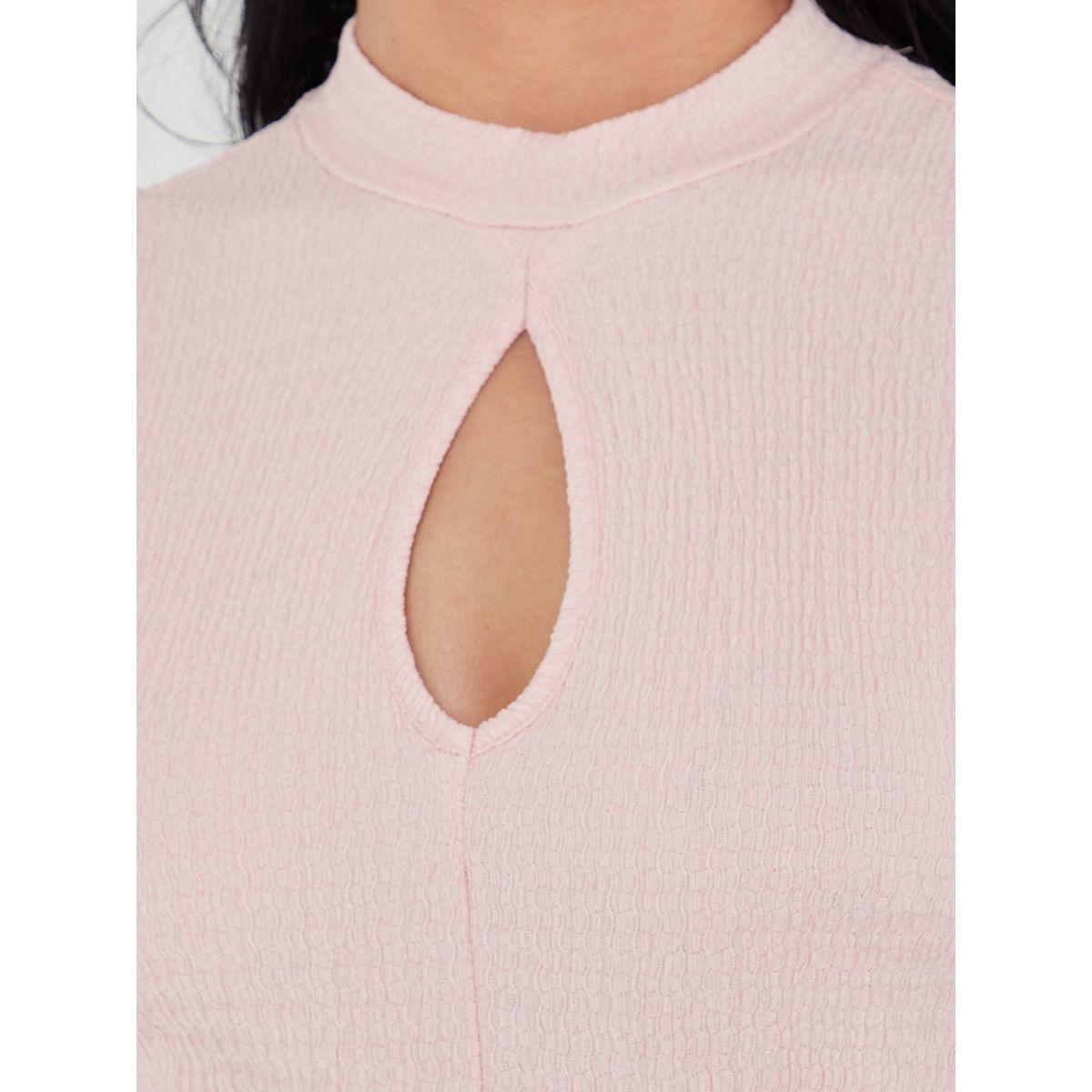 Styli Long Sleeves Keyhole Neck Knit Top-women-clothing-shirtsandblouses-blouses-image-3