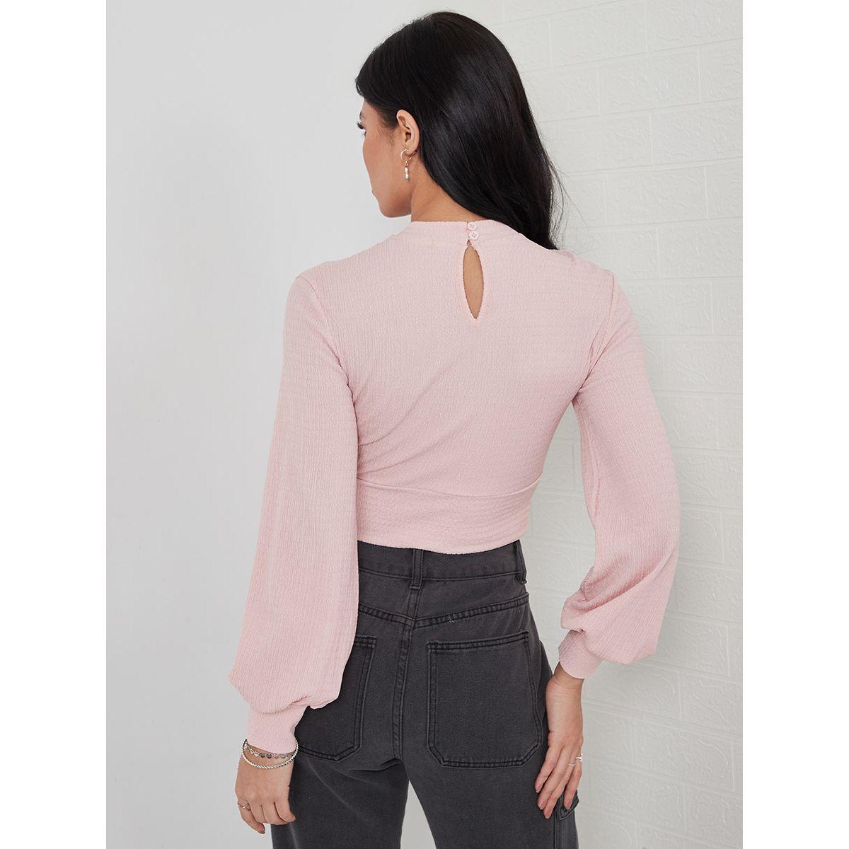 Styli Long Sleeves Keyhole Neck Knit Top-women-clothing-shirtsandblouses-blouses-image-4