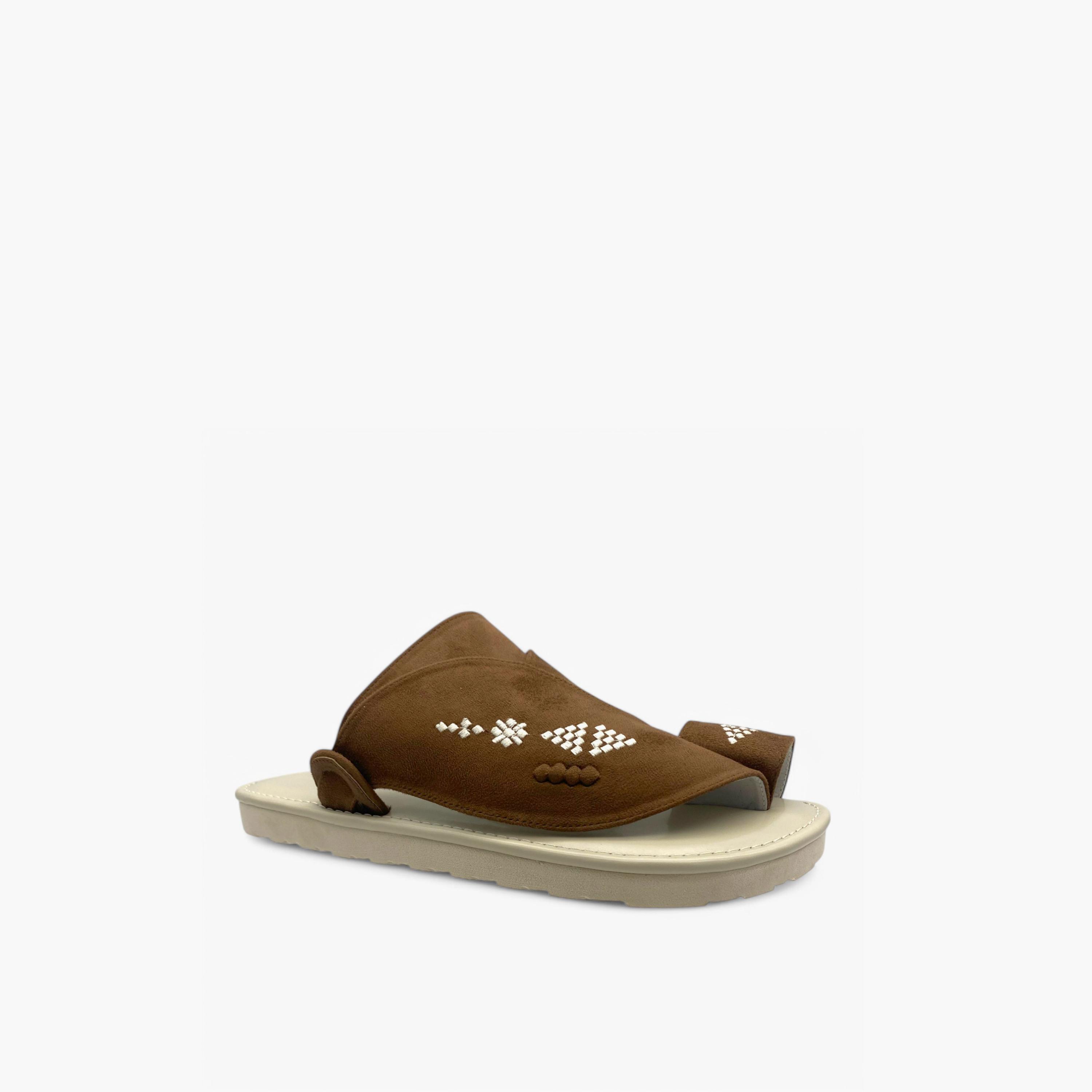 Al Fanoos Men's Royal Comfort Slip-On Shargi Sandals-men-shoes-sandals-image-1