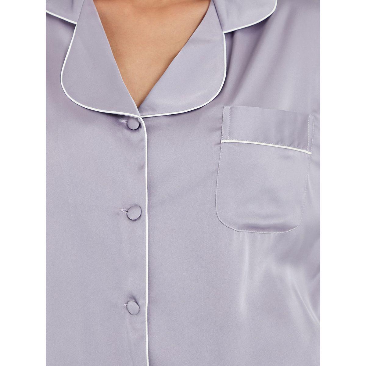طقم بيجاما من ( بلوزة + بنطال ) من ستايلي-women-clothing-nightwear-pyjamas-longsets-image-4