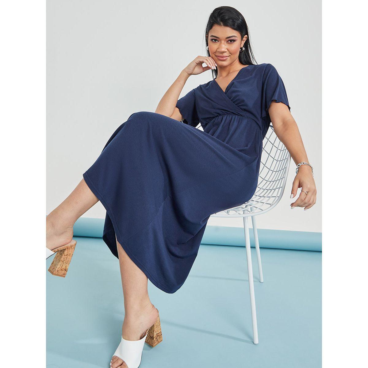 فستان نوم سادة بنمط لف من ستايلي-women-clothing-nightwear-nighties-image-9