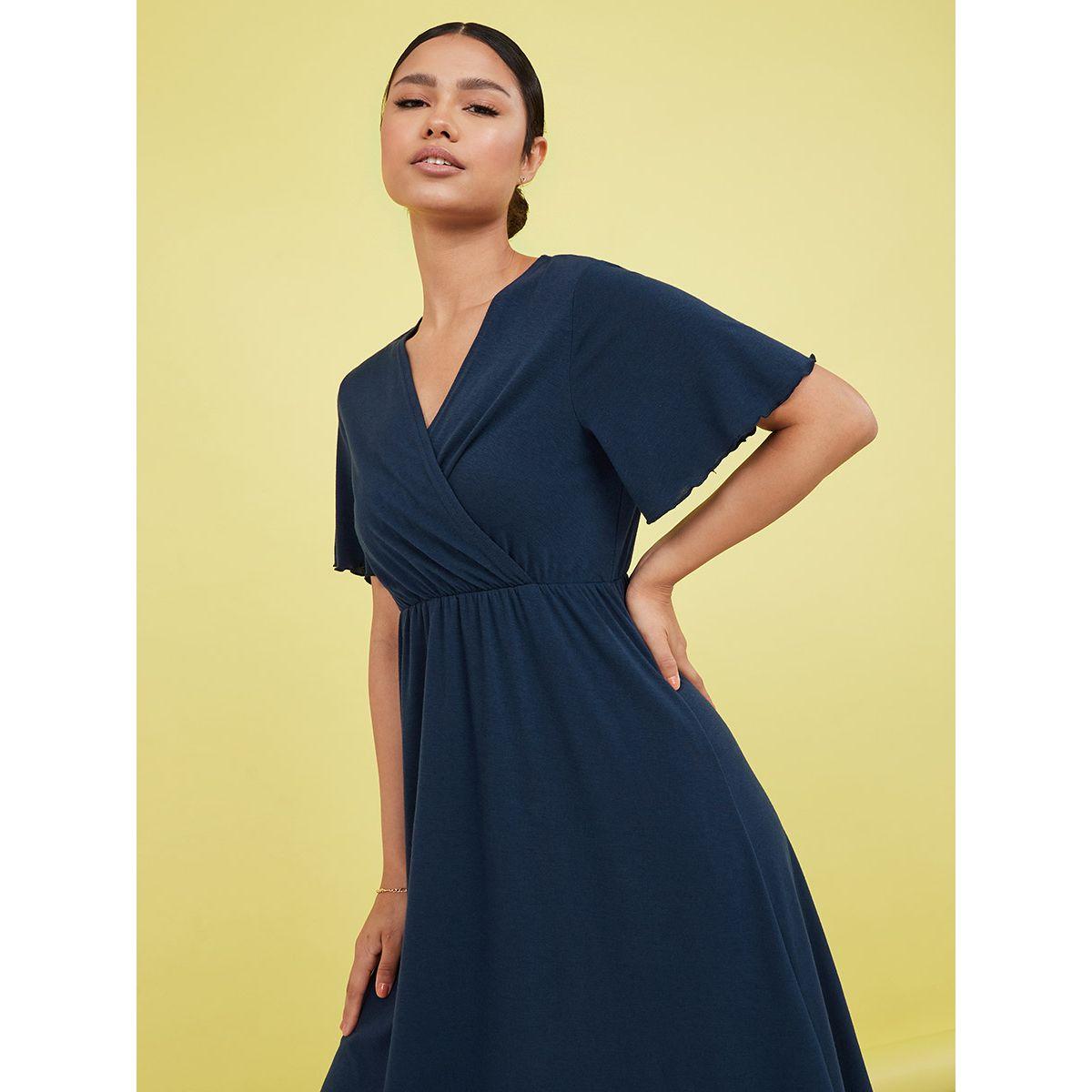 فستان نوم سادة بنمط لف من ستايلي-women-clothing-nightwear-nighties-image-6