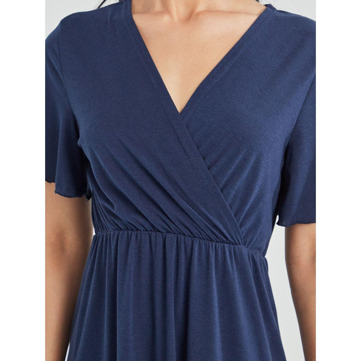 فستان نوم سادة بنمط لف من ستايلي-women-clothing-nightwear-nighties-image-3