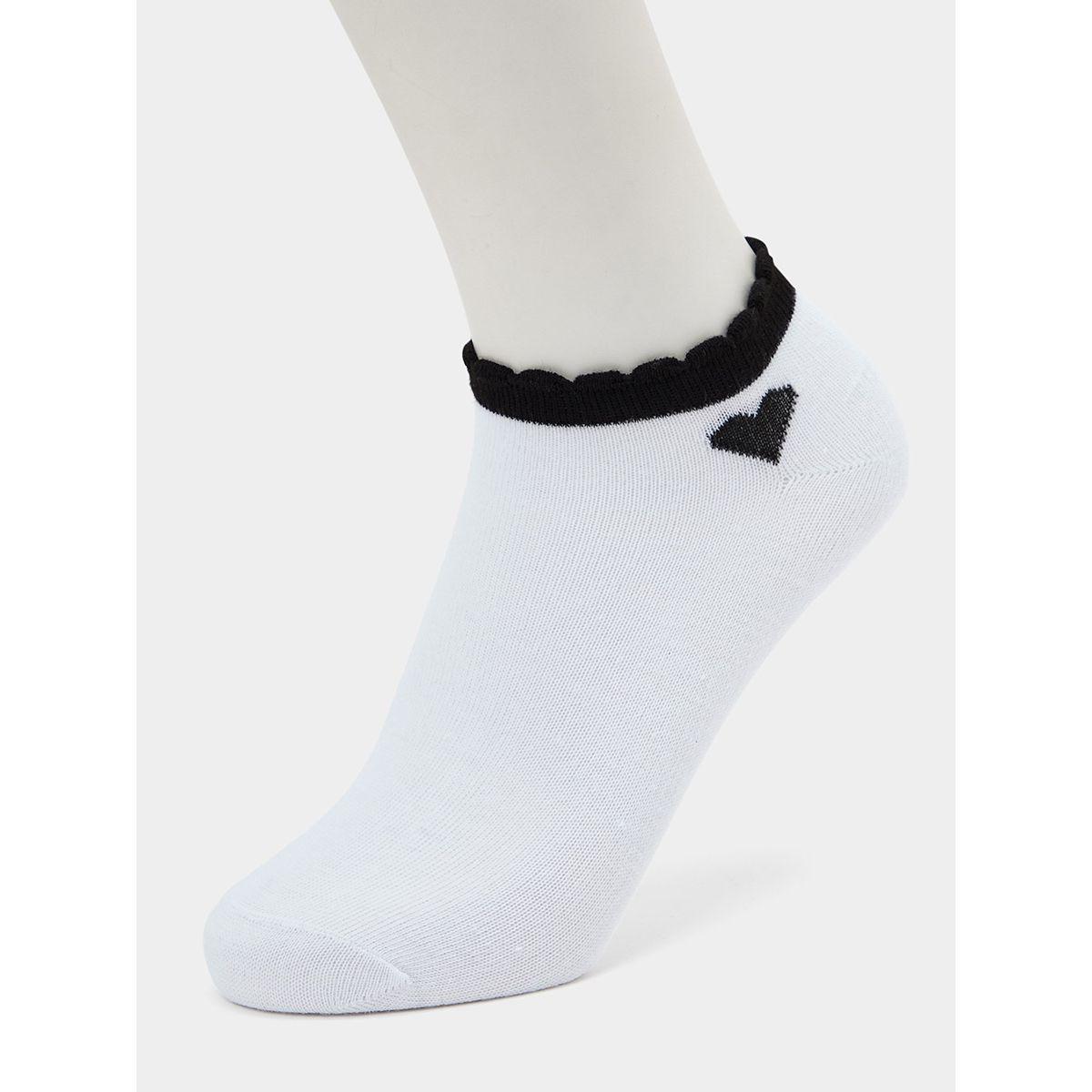 Styli Pack of 5 - Heart Detail Ankle Socks-women-socksandstockings-image-5