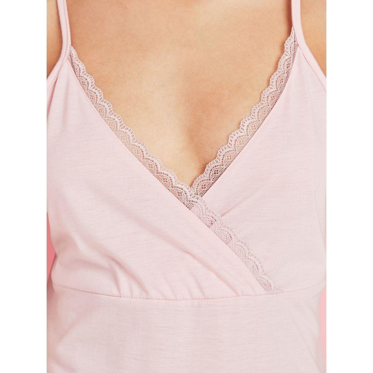 فستان ميدي بتداخلات دانتيل من ستايلي-women-clothing-nightwear-nighties-image-4