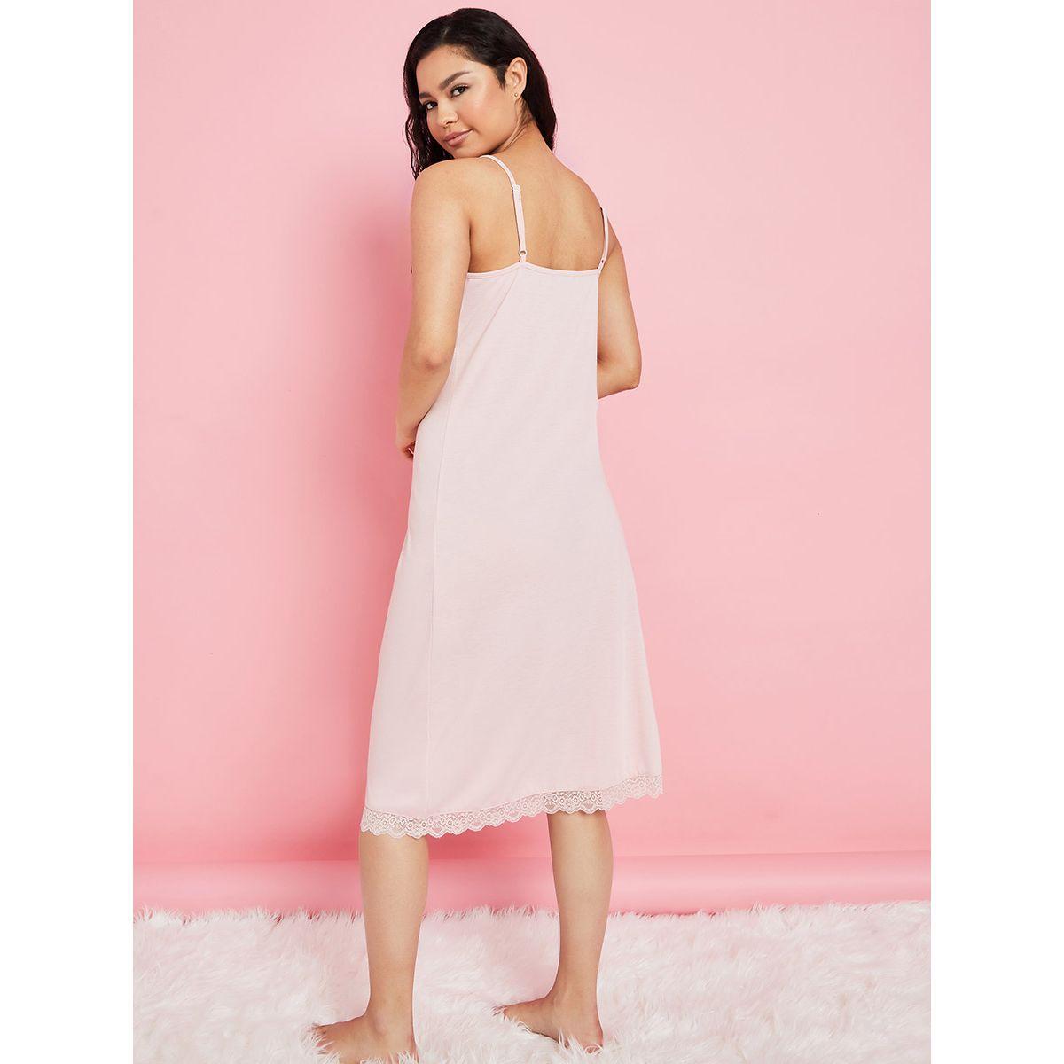 فستان ميدي بتداخلات دانتيل من ستايلي-women-clothing-nightwear-nighties-image-5