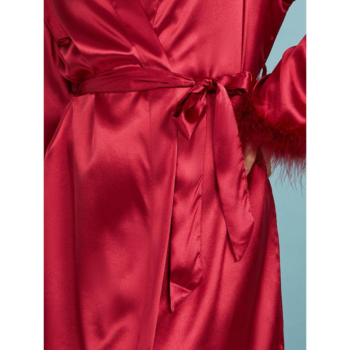طقم من 2 ( بلوزة + روب )-women-clothing-nightwear-robes-image-5