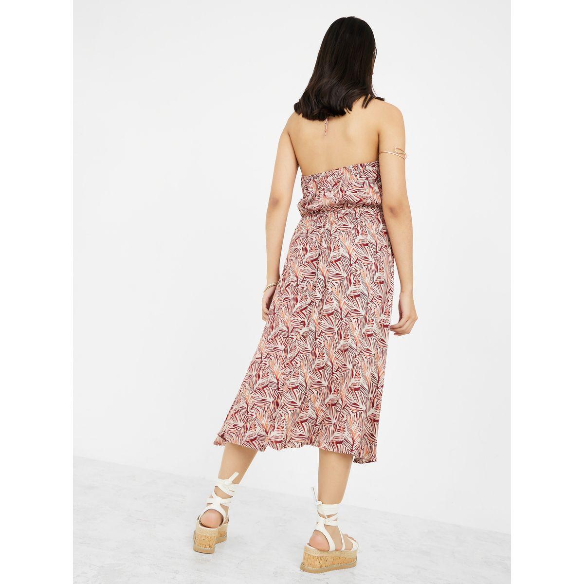 فستان ميدي بياقة هالتر من ريد تايب-women-clothing-dresses-image-4