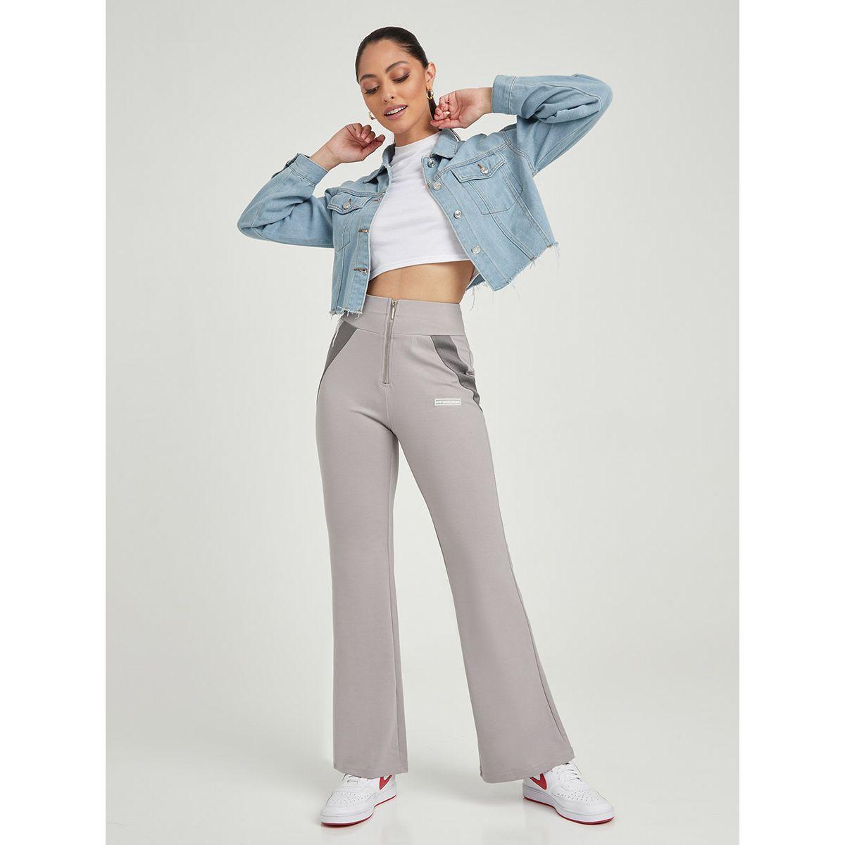 بنطال بخصر عالي من ستايلي-women-clothing-bottoms-trousers-image-2