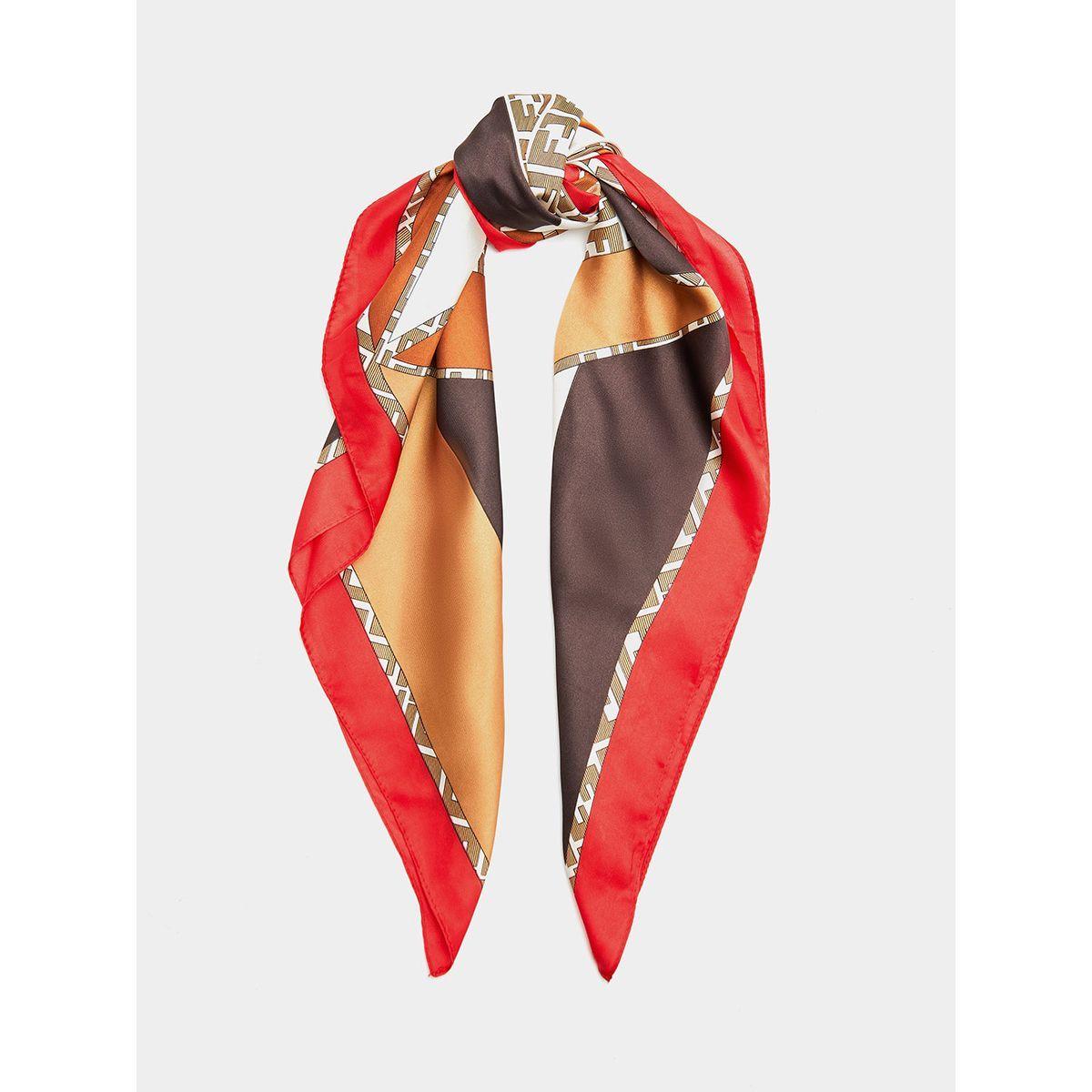 Styli Geo Print Neck Scarf-women-winterwear-scarves-image-1