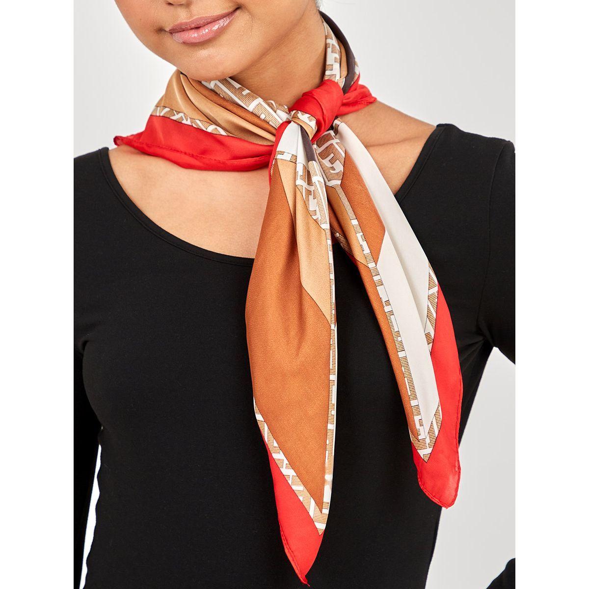 Styli Geo Print Neck Scarf-women-winterwear-scarves-image-2