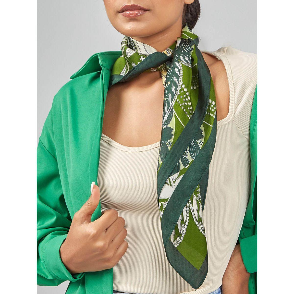 Styli Floral Leaf Print Scarf-women-winterwear-scarves-image-2